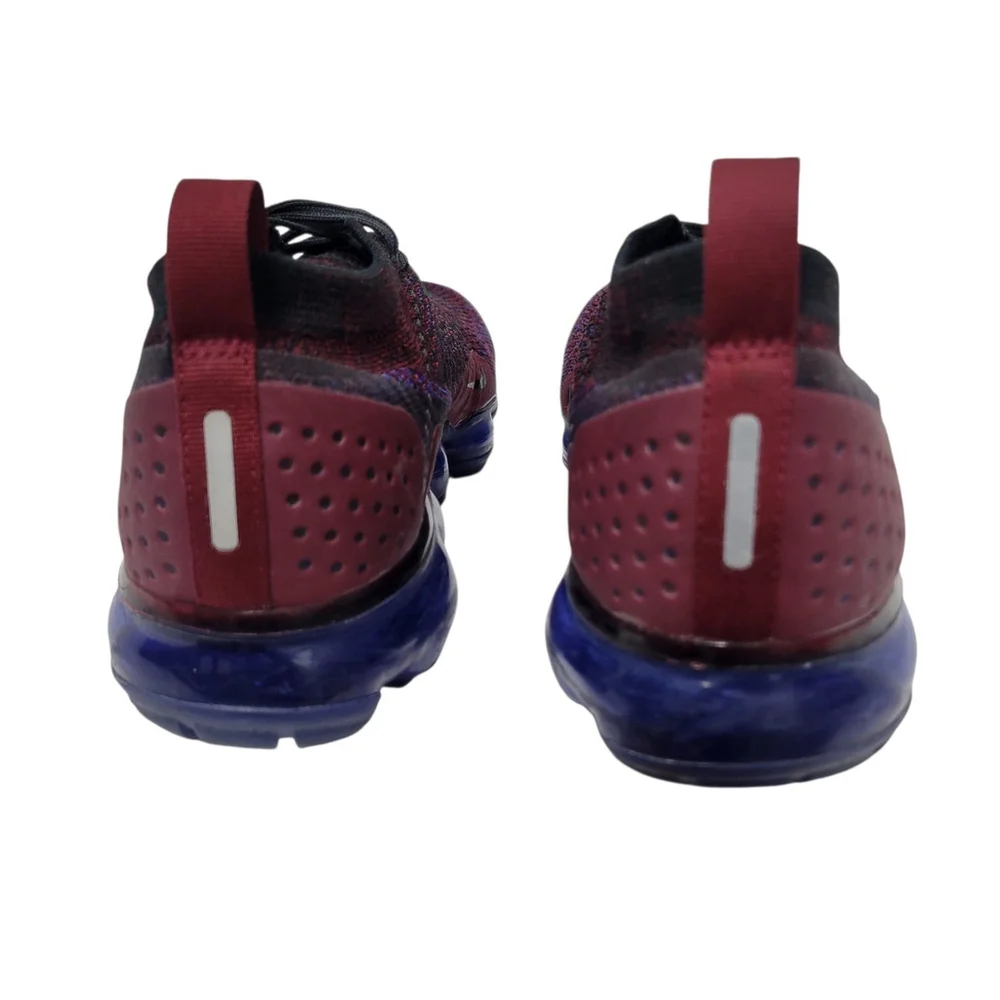 Nike ViporMax Burgundy Blue Black Women's Athletic Shoes Size 7.5